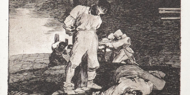 ”GOYA. I DISASTRI DELLA GUERRA”. A Roma 33 tavole impresse dai rami originali incisi da Francisco Goya a La Galleria delle Arti