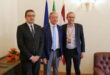 Il ministro Urso accolto dal presidente Fugatti e dall’assessore Failoni