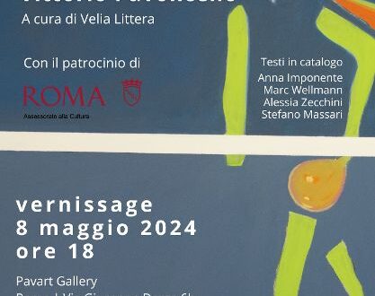 Mostra Arte Contemporanea, 8-21 maggio -Fair play- Vittorio Pavoncello, a cura di Velia Littera, Opening 8 maggio  | ore 18:00 Galleria Pavart | Roma